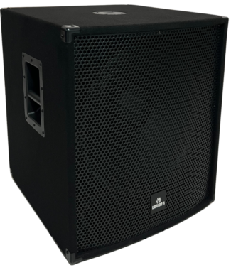 BAJOSUB Subwoofer bi amplificado con salida para pasivo, alta potencia