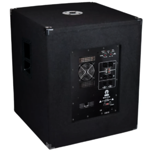 BAJOSUB Subwoofer bi amplificado con salida para pasivo, alta potencia