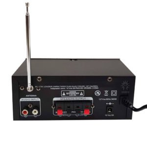 LMIX2PLATA Amplificador ambienta/perifoneo BT/ST/USB/SD/FM