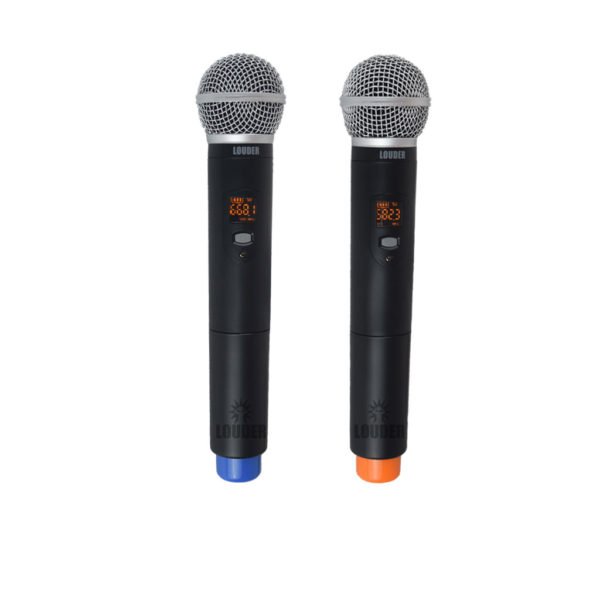 KM100D Micrófonos Inalámbricos Uhf Pro set dual multifrecuencia 