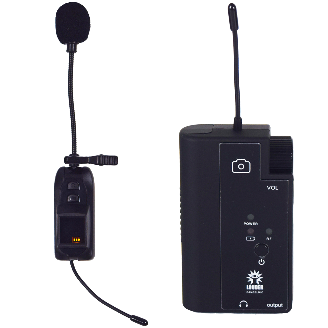 CAMCELMIC Micrófono Inalámbrico UHF Celular/camara DSLR - Louder