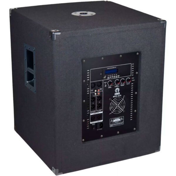 BAJOS2S Subwoofer Amplificado 18 pulgadas, salida medios