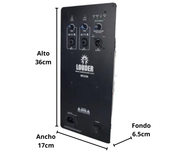 MODULO AMPLIFICADO DSP PARA BAFLES ALTA POTENCIA BLUETOOTH