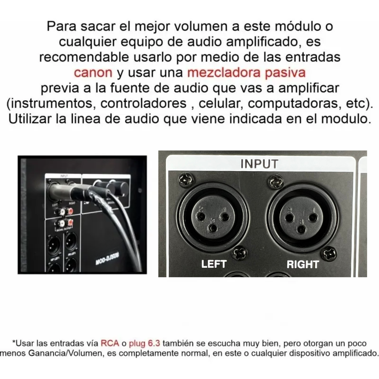 MOD-DJSUB Módulo bi-amplificado subwoofer 600w