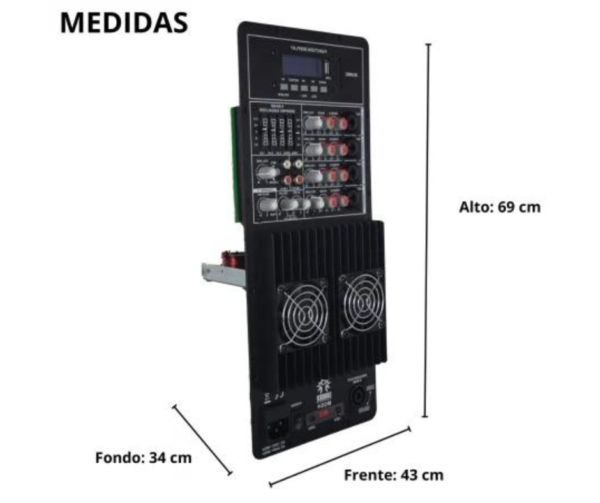 MODULO AMPLIFICADO 4CH PARA ROCKOLAS O BAFLES BLUETOOTH