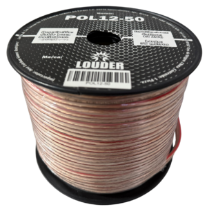 POL12-50 Rollo De Cable Para Bocina Calibre 12 Polarizado 50m
