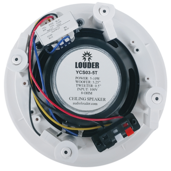 YCS03-5T Bocina Plafon 5.25 Pulgadas Transformador 100v Ambiental