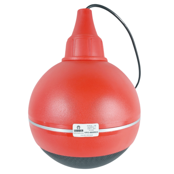 YPO-900RED Bocina Techo Colgante 5 Pulgadas Ambiental Linea 70-100v Roja