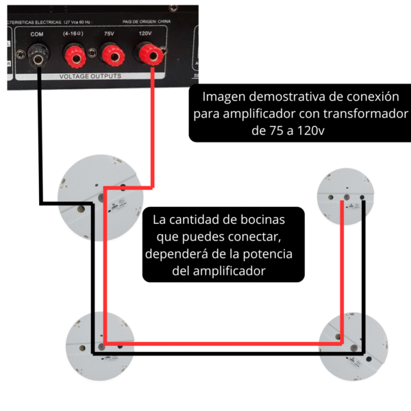 YPW-605Bocina Para Techo 5 Pulgadas Plafon 100v Sonido Ambiental