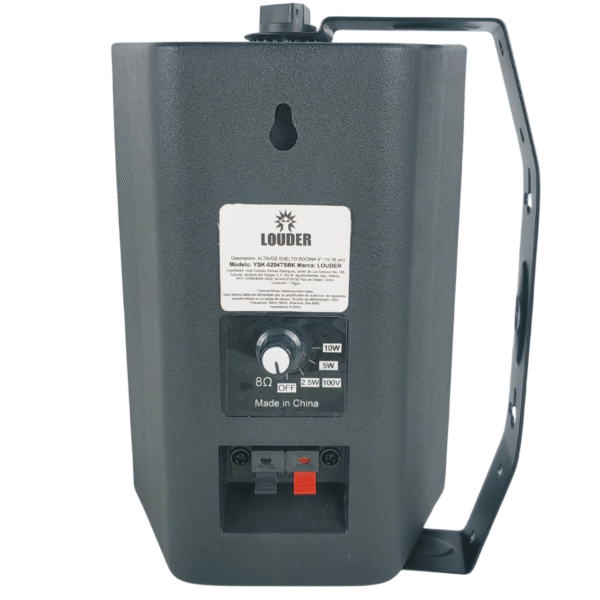 YSK-0204TSBK Bafle Sonido Ambiental C Transformador 4" Interior Exterior