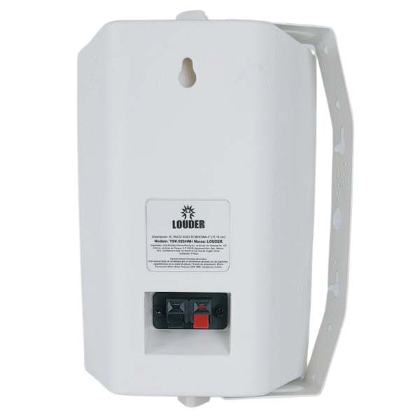 YSK-0204WH Bocina Exterior Interior Bafle Ambiental Sonido Ambiental