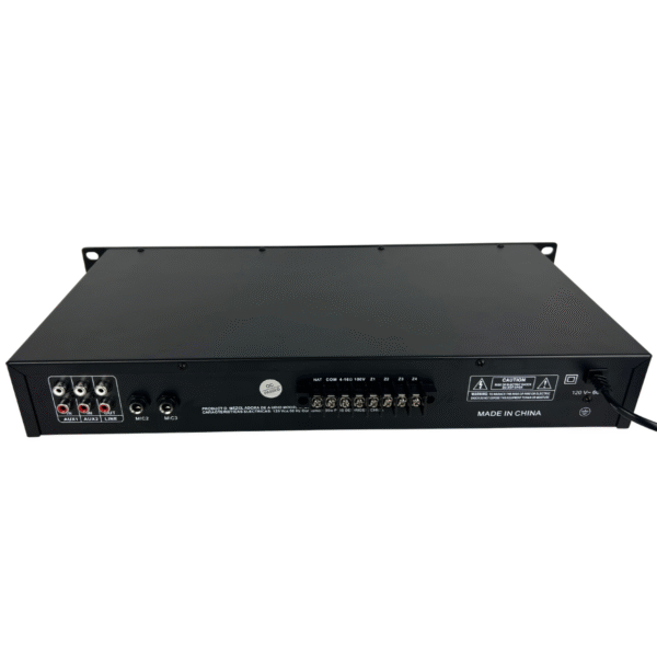 MIX4Z100 Amplificador Ambiental 4 Zonas 25W x Zona – Total 100W RMS