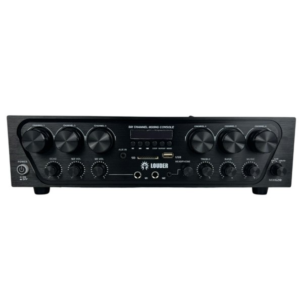 MIX6Z8 Amplificador Ambiental 6 Zonas Estéreo