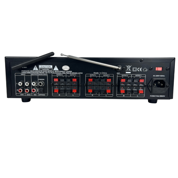 MIX6Z8 Amplificador Ambiental 6 Zonas Estéreo