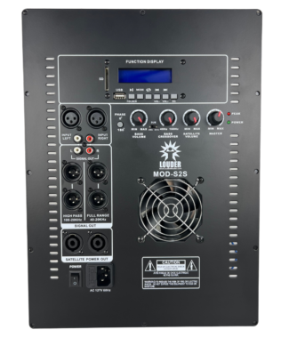 MOD-S2S Modulo amplificador para 1 grave y 2 medios 400w + 200w
