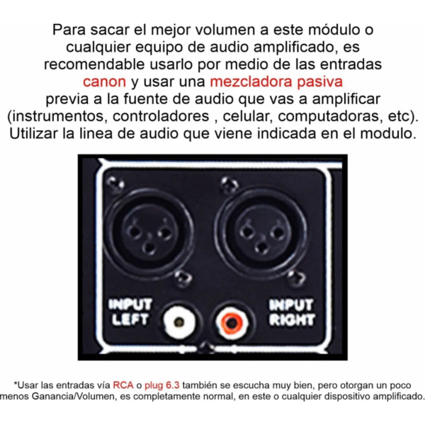 MOD-S2S Modulo amplificador para 1 grave y 2 medios 400w + 200w