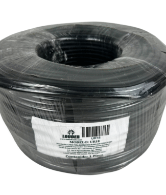 UR18 Rollo 100m De Cable Para Bocina Uso Rudo Calibre 18