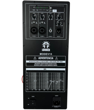 MODEV15 Módulo Amplificador DSP Alta Potencia Rockolas Medio Agudo