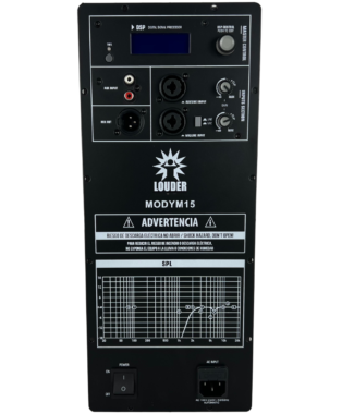 MODYM15 Módulo Amplificador Alta Potencia Medio Agudo Dsp Rockolas